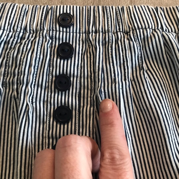 Mossimo & Supply Co. Pinstripe Strapless Romper - Picture 2 of 3